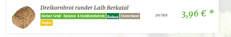 Artikelanzeige
