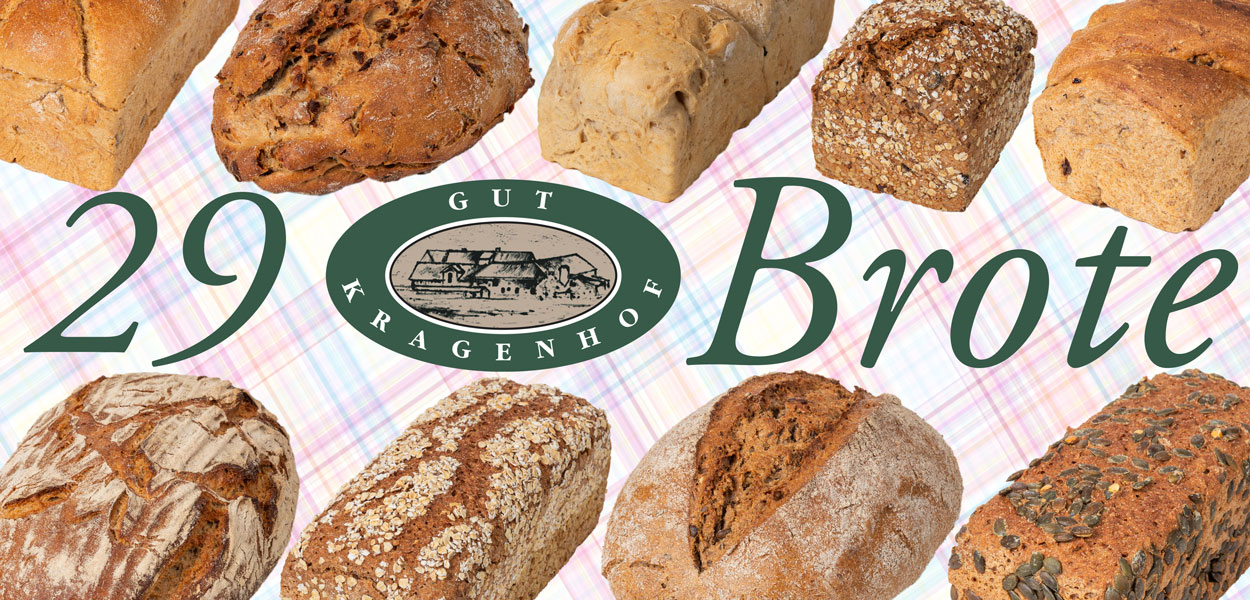29 neue Brote von der Gutsbäckerei Kragenhof